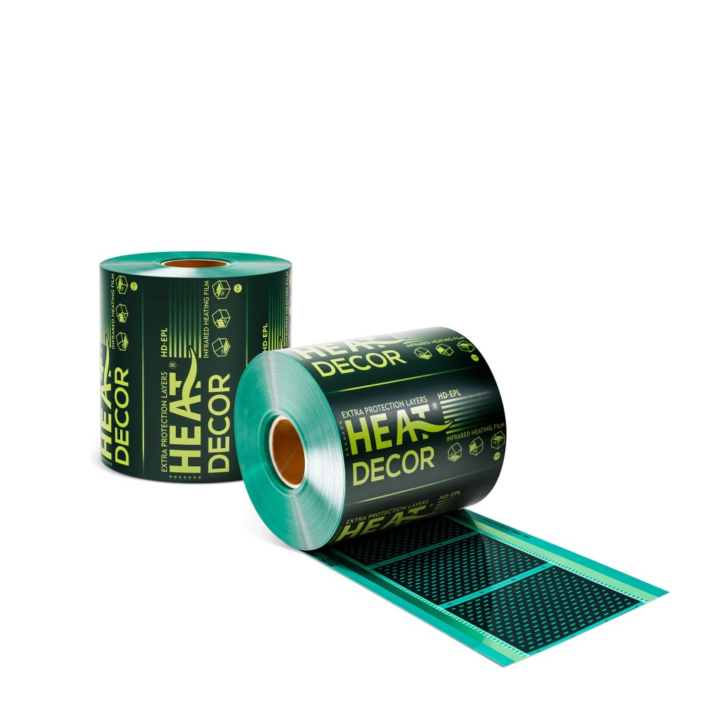 Folia grzewcza HD-EPL 220 W/m² – szerokość 25 cm – ROLKA 75 mb