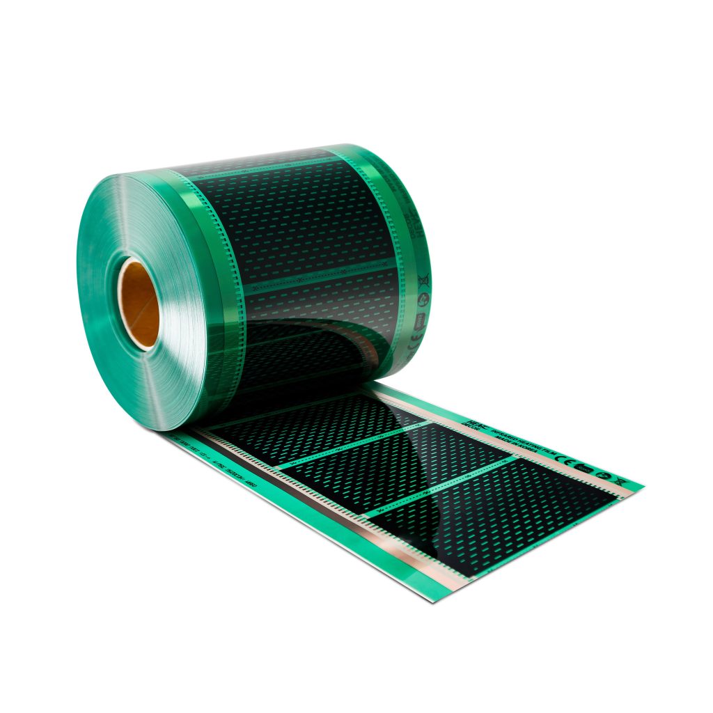 Folia grzewcza HD-G 140 W/m² – szerokość 25 cm – 1 mb