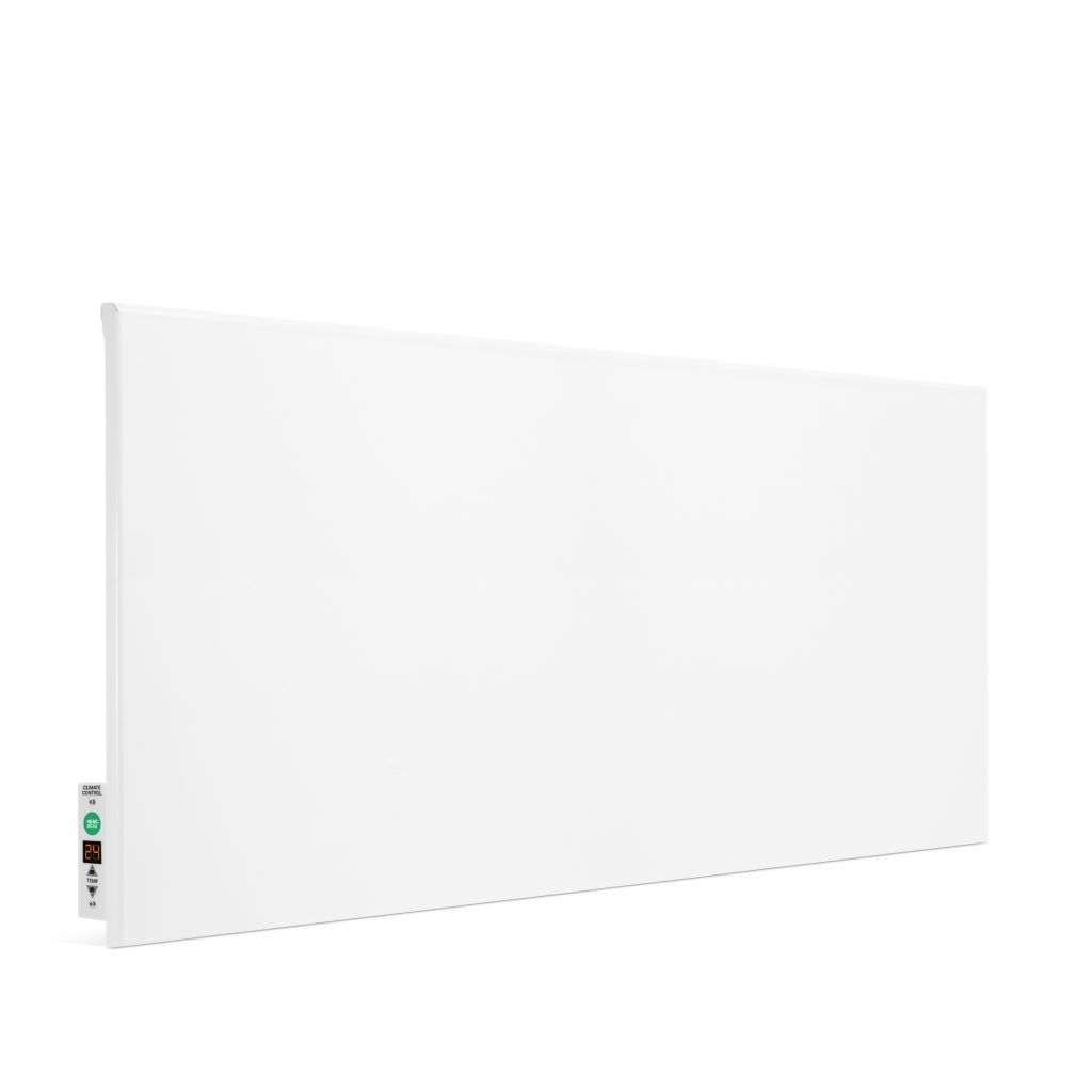 Grzejnik na podczerwień HD-WAVE STEEL z termostatem, moc 700 W – biały