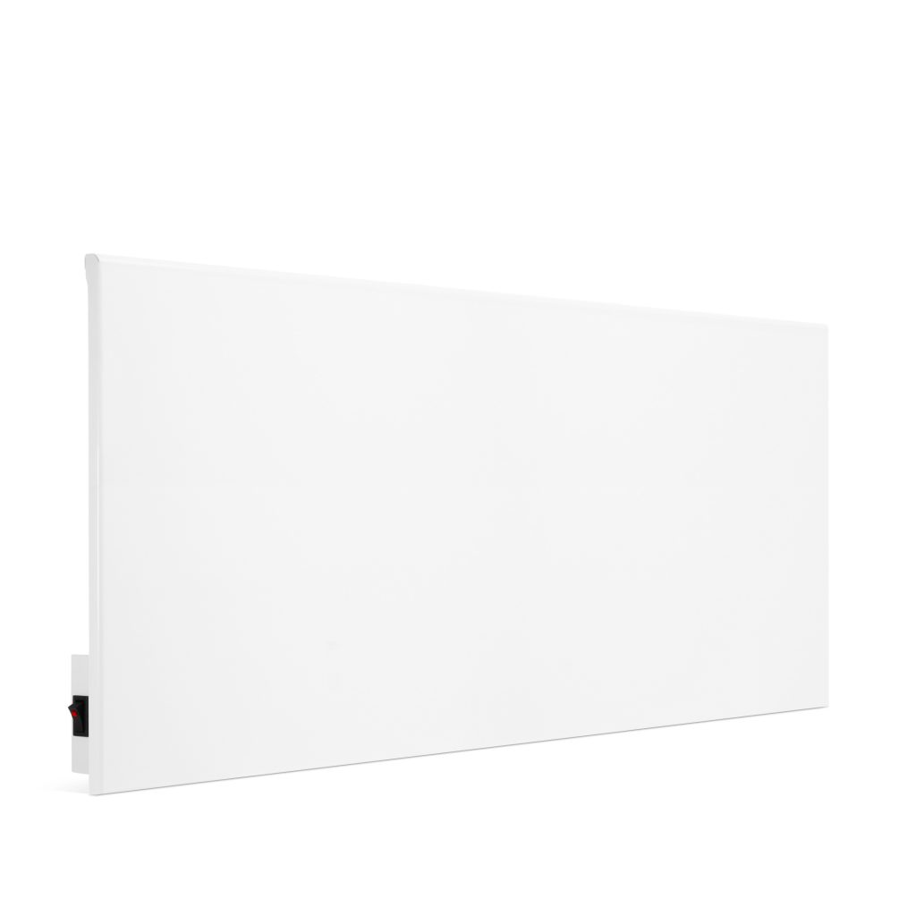 Grzejnik stalowy HD-WAVE STEEL z włącznikiem on/off, moc 500 W – biały