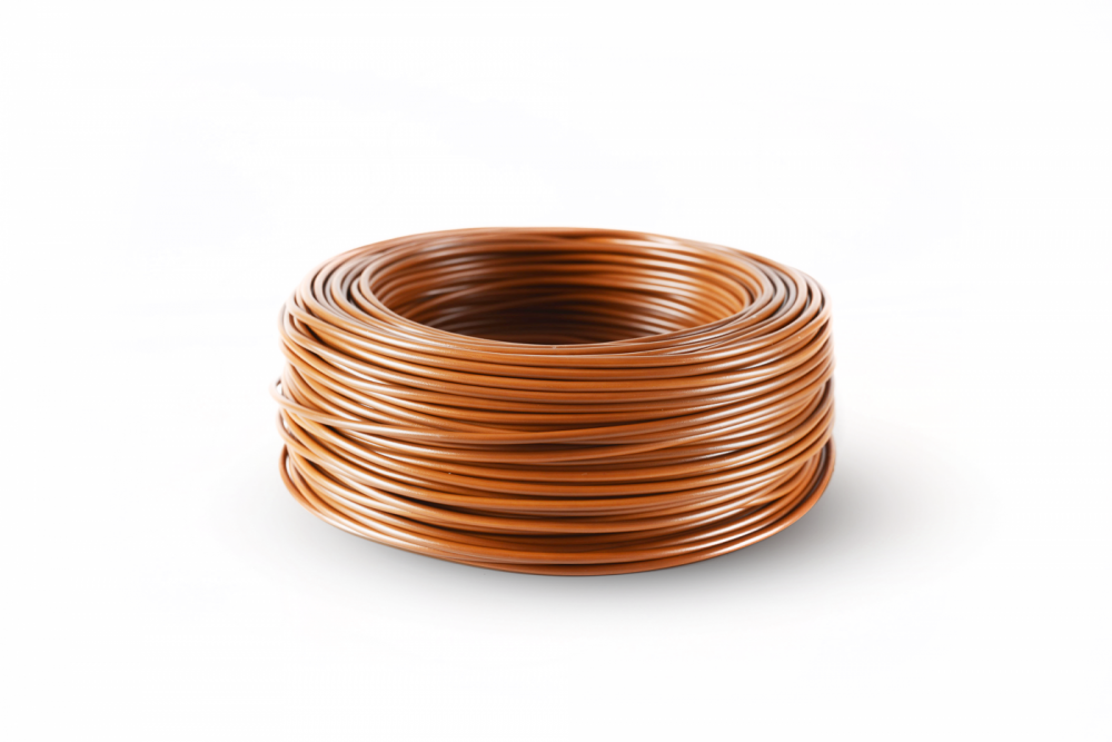 Przewód instalacyjny podwójnie izolowany brązowy – linka LgY 1,5 mm2 – ROLKA 15 mb