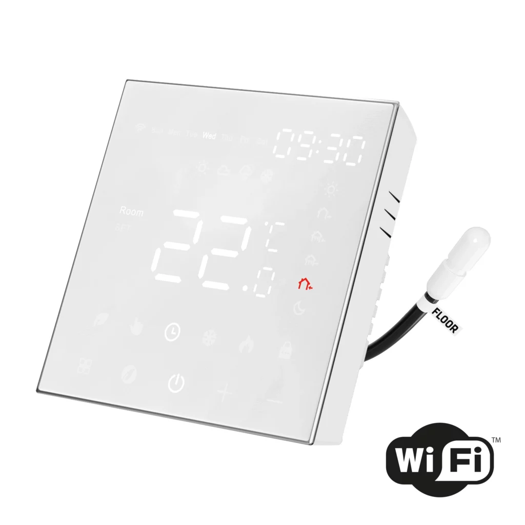 Termostat programowalny HD-T400.W z komunikacją Wi-Fi – biały